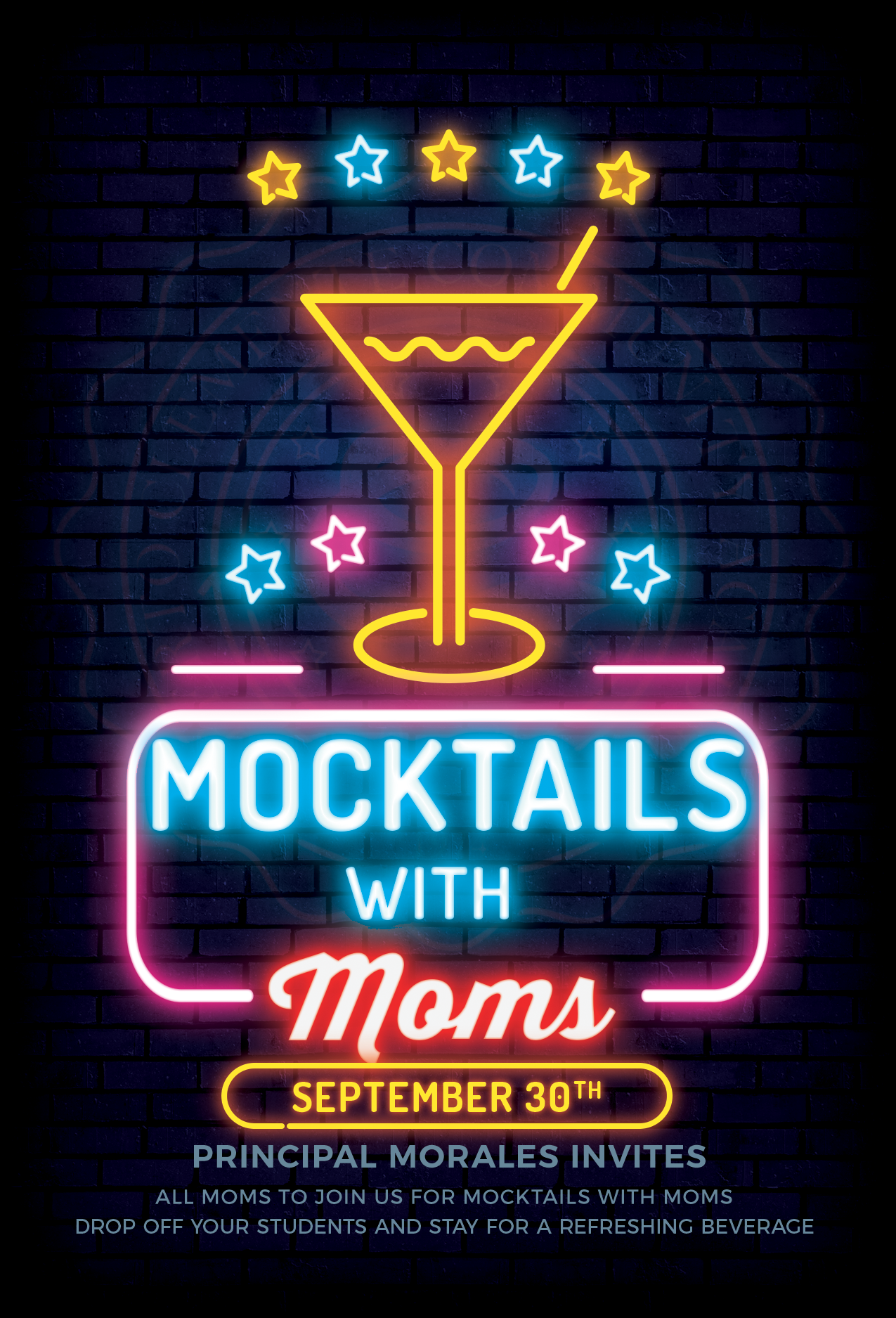Mocktails with Moms 9.30